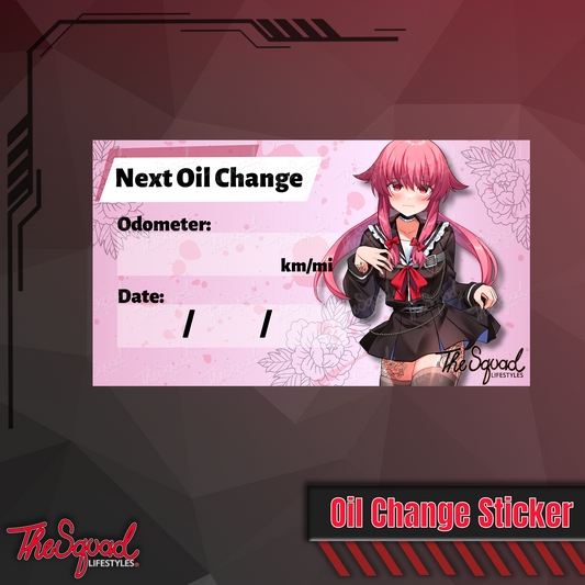 Yuno Goth Oil Change Sticker