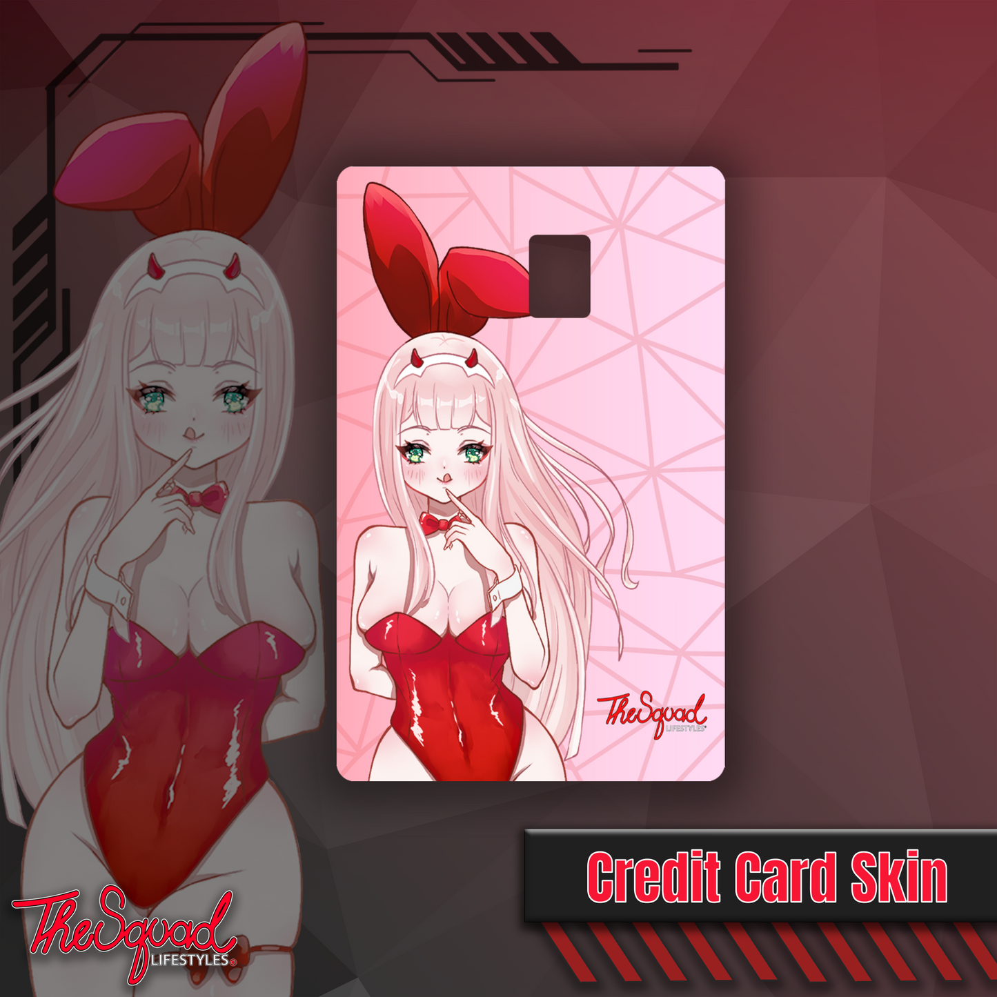 Zero Two Bunny Credit Card Skin