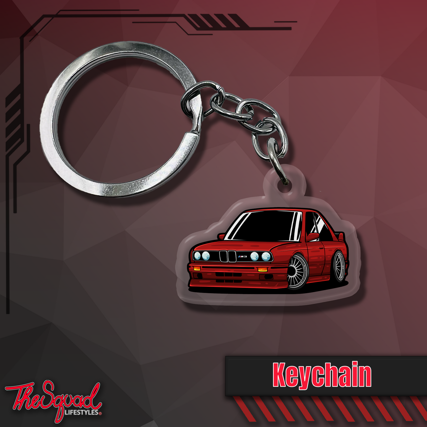 E30 (M3) Chibi Keychain