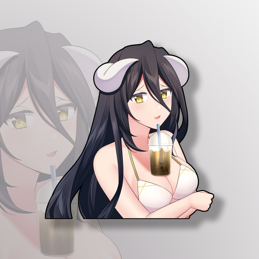 Albedo Boba Babe Sticker