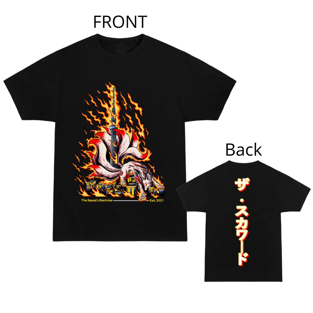 Flaming Kitsune T-Shirt