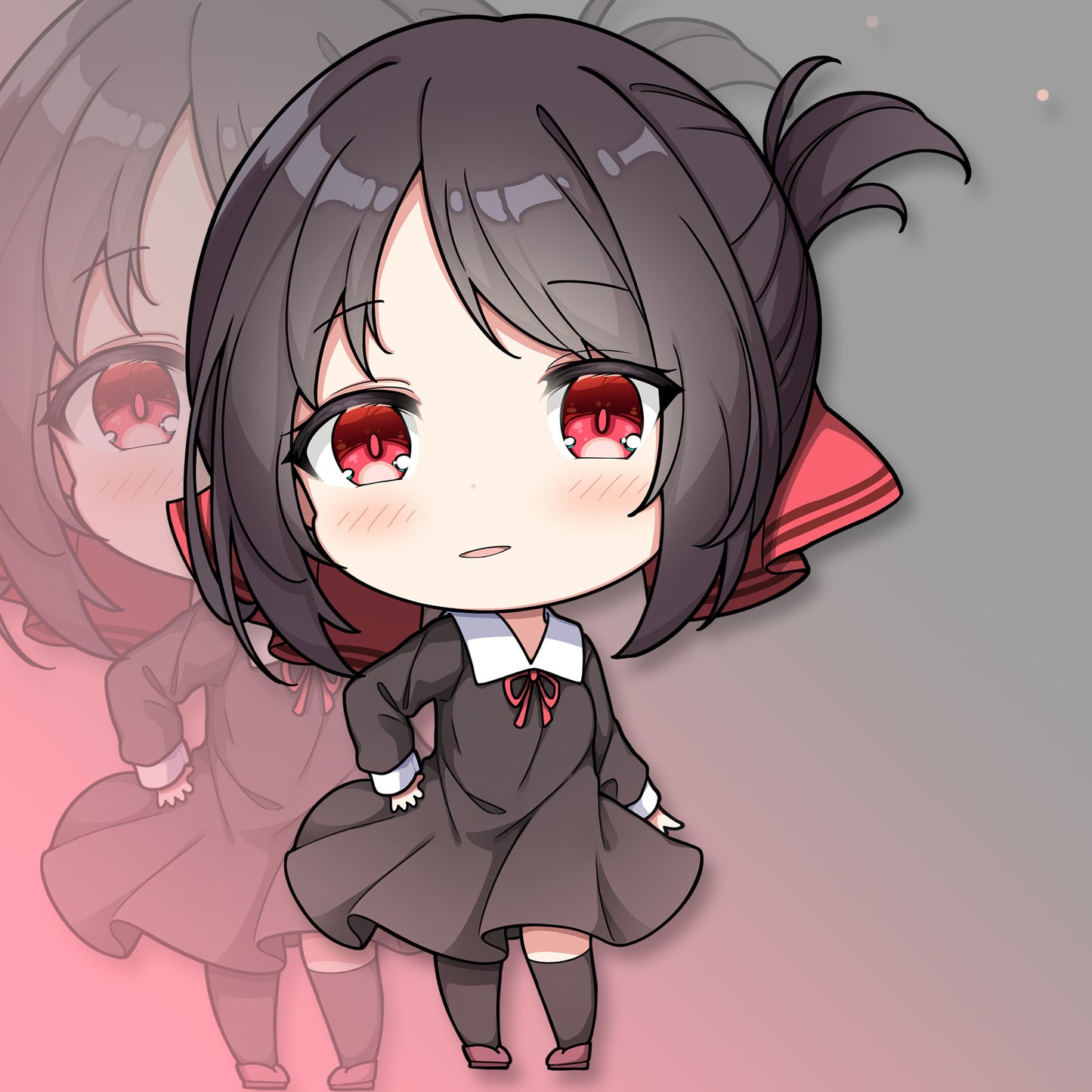 Kaguya Pocket Waifu Sticker