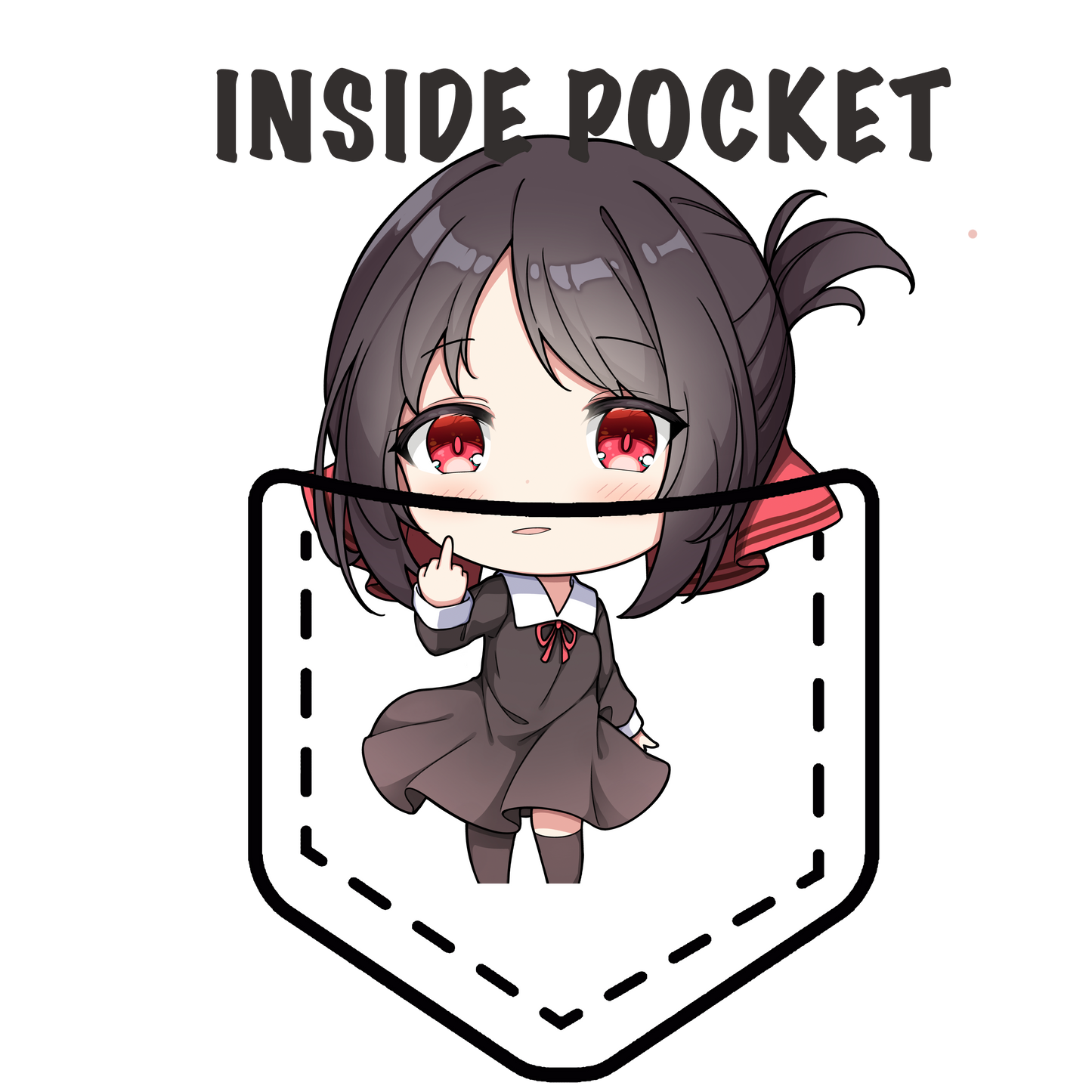 Kaguya Pocket Waifu Shirt