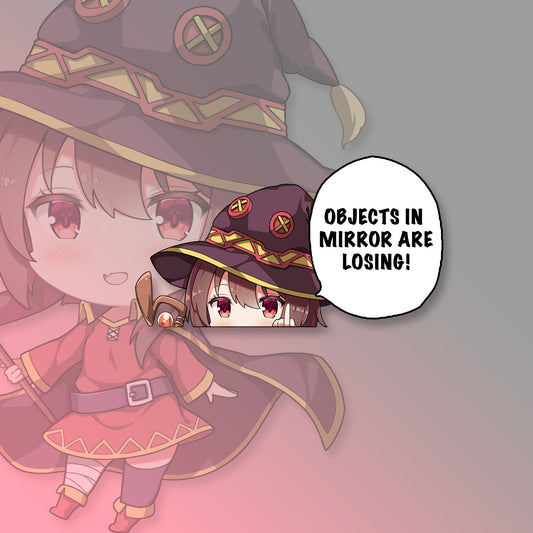 Megumin Objects in Mirror