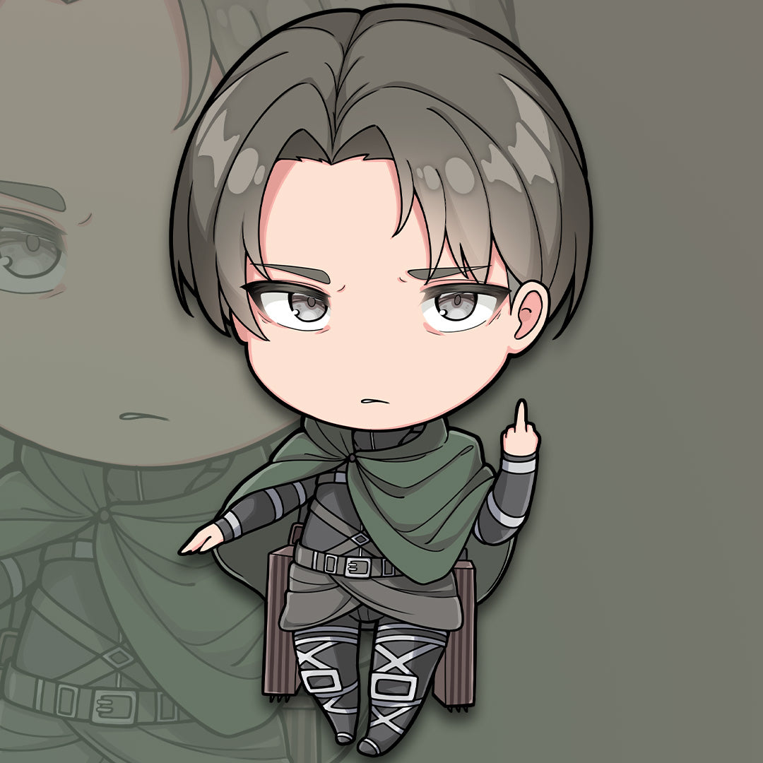 Levi Pocket Titan Sticker