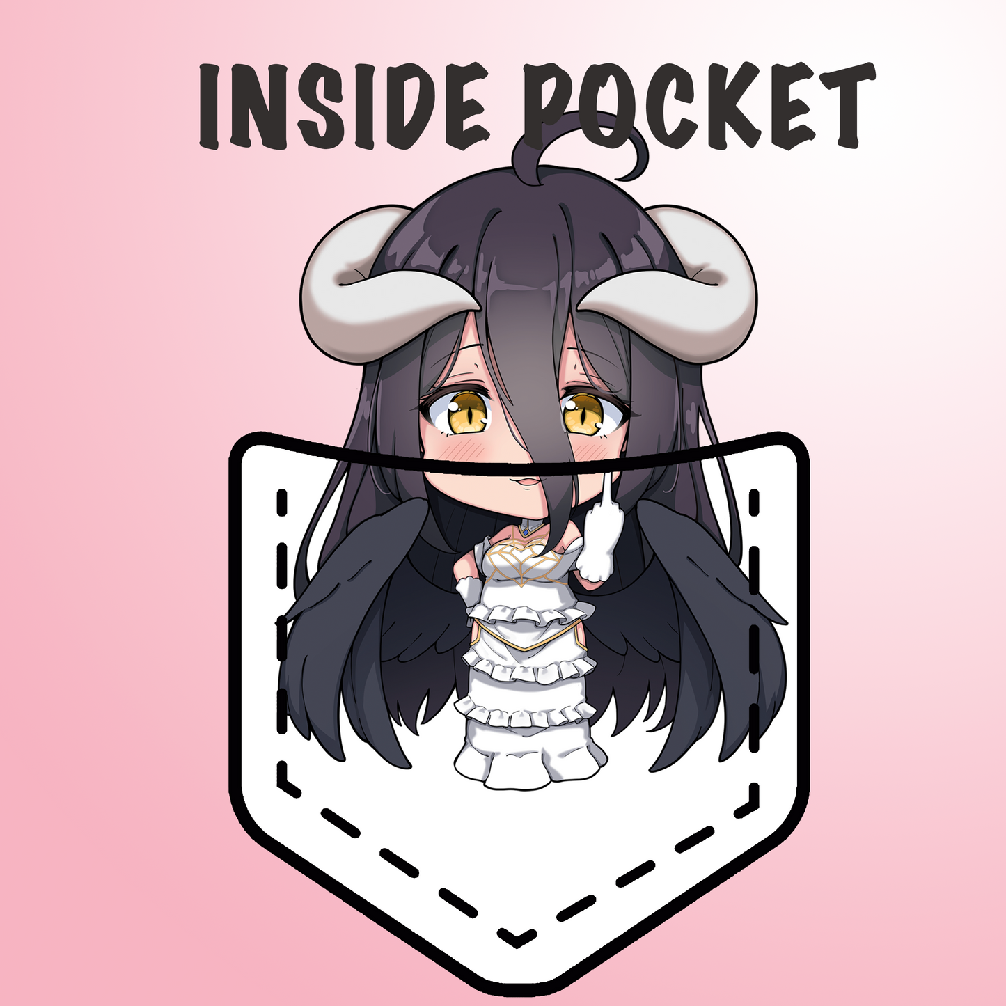 Albedo Pocket Waifu Shirt