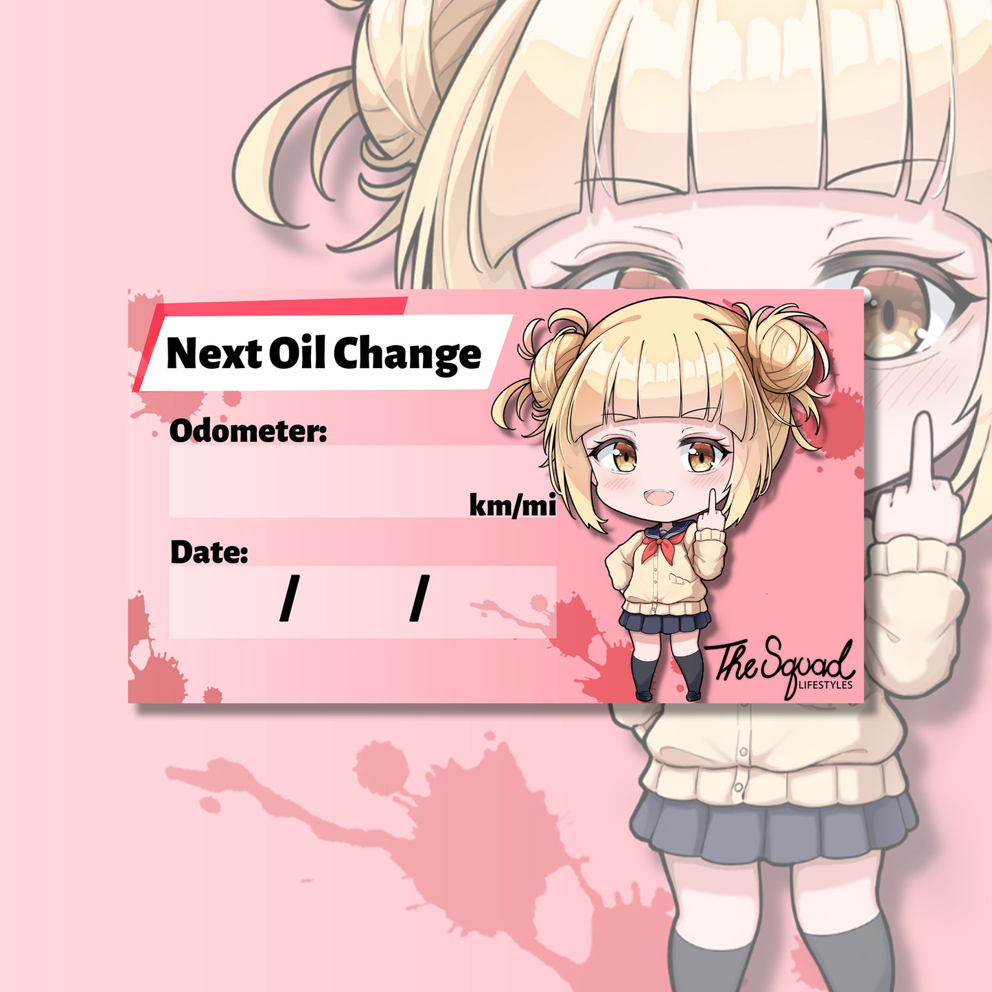 Pocket Waifu + Anya Oil Change Sticker Bundle
